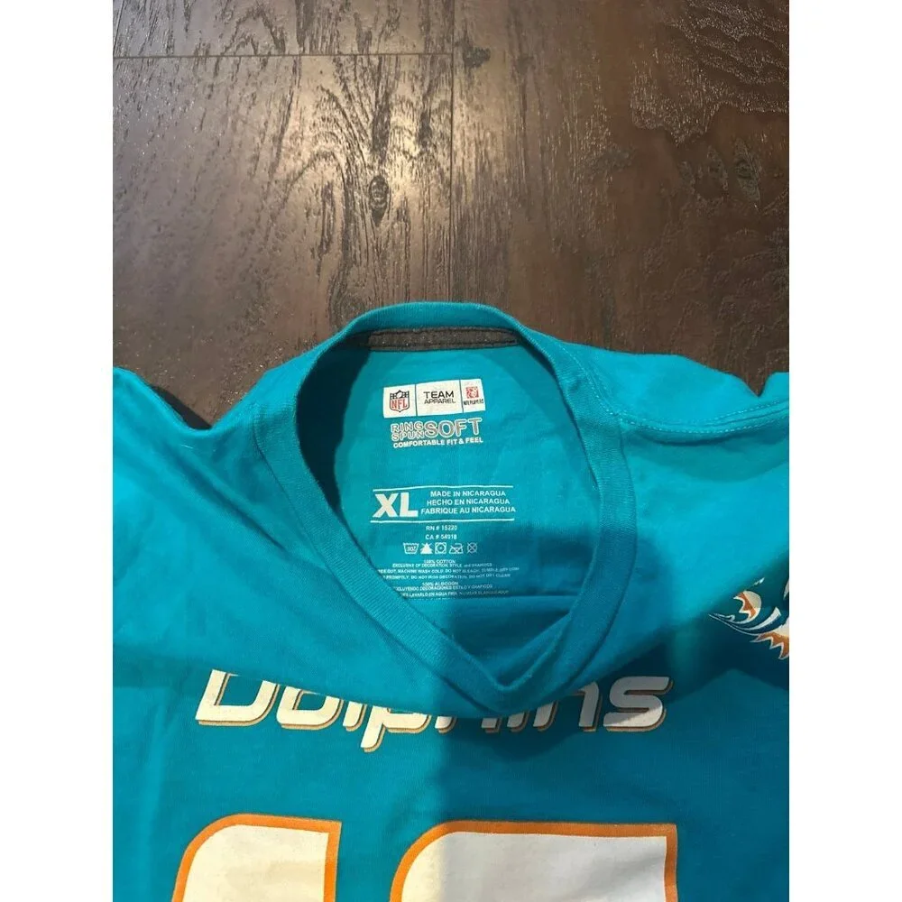 Men’s XL dolphins #17 tshirt‎ Tannehill g24 - Picture 2 of 3